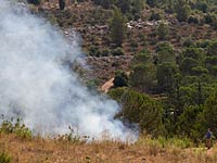 Пожар в мошаве Эвен-Сапир, жители эвавкуированы