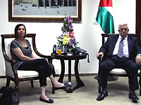 Председатель партии МЕРЕЦ посетила Махмуда Аббаса в "Мукате" 