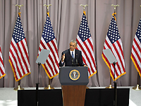 Барак Обама в Американском университете в Вашингтоне