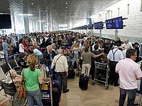 В аэропорту Бен-Гурион возникли очередь из-за сбоя системы паспортного контроля