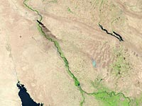 Спутниковый снимок Ирака