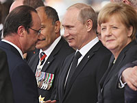 Путин, Олланд и Меркель назначили дату прекращения огня на востоке Украины