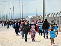 Лагерь сирийских беженцев в Турции