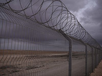 Забор безопасности на границе с сектором Газы