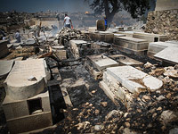 Вандалы вновь осквернили еврейские могилы на Масличной горе