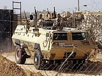 Египетские военные в районе Рафаха