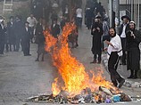 В Иерусалиме проходит акция протеста "харедим" против призыва в армию