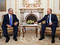Биньямин Нетаниягу и Владимир Путин в Москве. 21 сентября 2015 года 