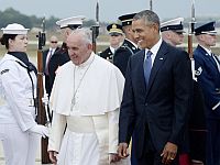 Папа Римский Франциск прибыл с визитом в США