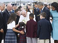 Папа Римский Франциск прибыл с визитом в США