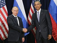 Владимир Путин и Барак Обама на 70-й сессии Генеральной Ассамблеи ООН. 28 сентября 2015 года   