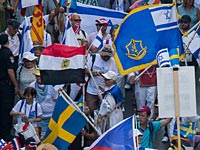 Иерусалимский парад христиан в поддержку Израиля: среди прочих флаг Египта. Фоторепортаж