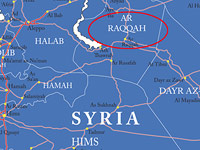 SOHR: беспилотный самолет нанес удар по позициям боевиков "Исламского государства" около города Ракка, на севере Сирии