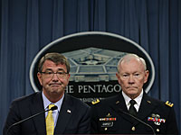 Министр обороны США Эштон Картер и глава Объединенного комитета начальников штабов генерал Мартин Демпси   