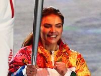 Алина Кабаева на Олимпиаде в Сочи. 2014 год 