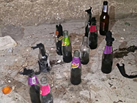 В арабском квартале Иерусалима обнаружены 15 бутылок с зажигательной смесью