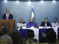 Нетаниягу и главы силовых структур выступили на специальной пресс-конференции
