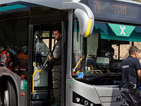 После теракта в 78-м автобусе. Иерусалим, 13 октября 2015 года