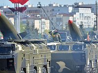 Ракетные комплексы "Точка" на параде в Минске