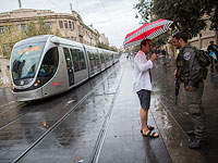 В Иерусалиме на короткое время прекратилось движение трамваев