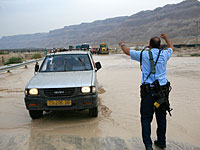 Из-за наводнения в районе Мертвого моря перекрыто шоссе &#8470;90