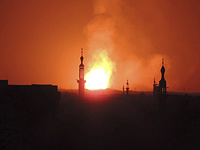 Пожар в аэропорту Дамаска (архив)
