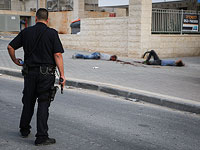 На месте нападения в Бейт-Шемеше. 22 октября 2015 года  