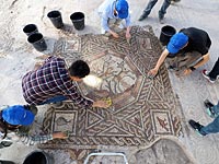 В Лоде обнаружена еще одна ценная древняя мозаика