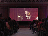 Во время показа фильма о Гарри Поттере