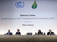 На климатическом саммите в Париже Аббас говорил об 