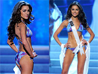 Оливия Калпо на конкурсе "Мисс Вселенная 2012"