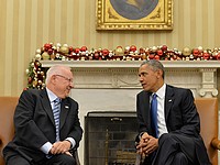 Реувен Ривлин встретился в Белом доме с Бараком Обамой