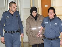 16-летняя террористка в суде. Иерусалим, 11.12.2015