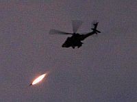 Maan: израильские вертолеты Apache атаковали объект "морской полиции" ХАМАС в районе Ас-Судания