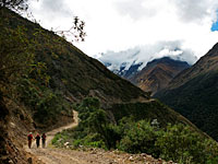Горная дорога в Андах 
