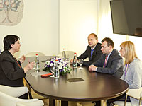 Делегация встретилась с депутатом Тали Плосков ("Кулану")