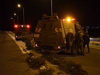 Израильские военнослужащие подверглись обстрелу в районе Калькилии