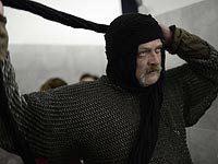 Геннадий Нижник на международном рыцарском турнире в Ришон ле-Ционе. Январь 2015 года