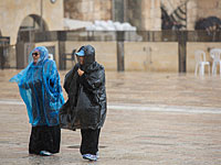 В течение дня 1 января ожидаются дожди от Голан до Негева, сильный ветер