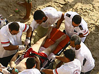 На пляже в Бат-Яме утонул мужчина  