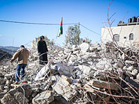 Разрушенный дом, принадлежащий семье Муханнада Шафика аль-Халаби, убившего в Иерусалиме раввина Нахемию Леви и Аарона Бенета