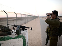 На границе сектора Газы  