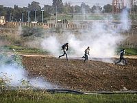 Беспорядки на границе сектора Газы (архив)