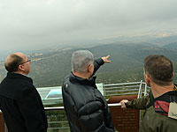 Нетаниягу и члены военно-политического кабинета посетили северную границу  