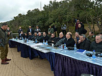 Нетаниягу и члены военно-политического кабинета посетили северную границу  