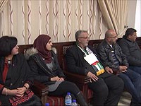 Встреча Махмуда Абабса с семьями террористов