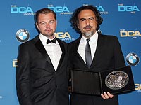 Леонардо ДиКаприо и Алехандро Гонсалес Иньярриту на церемонии DGA Awards