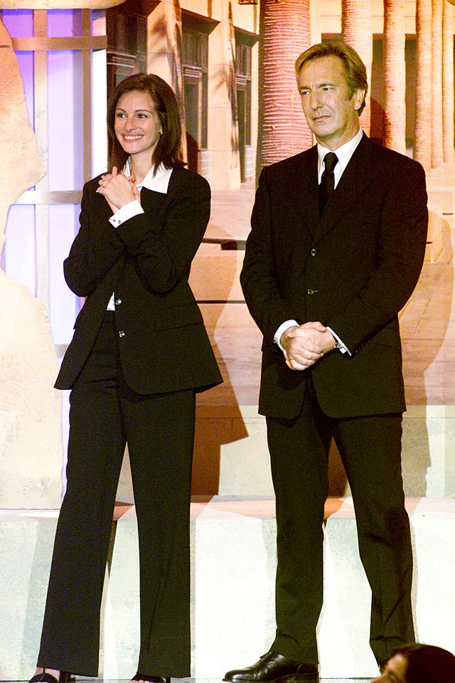Джулия Робертс и Алан Рикман в 2000-м