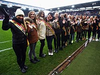 Участницы конкурса "Мисс Германия" во Фрайбурге. 14 февраля 2016 года