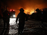 В результате пожара на одном из заводов в Ор-Иегуде пострадали шесть человек  